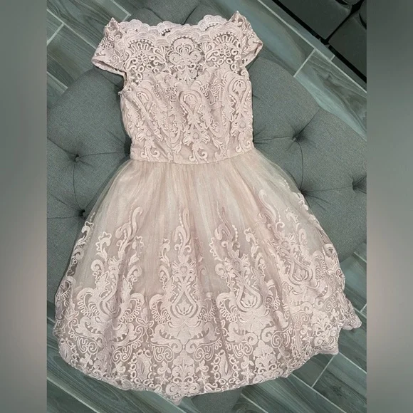 strapless open back dress Ingenue Dress in Creamsicle